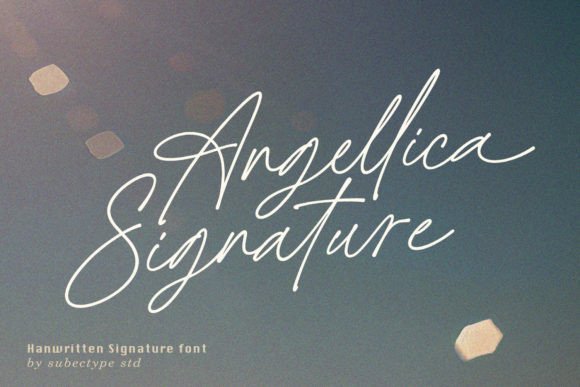 Angellica Signature: A Handwritten Font with Modern Elegance