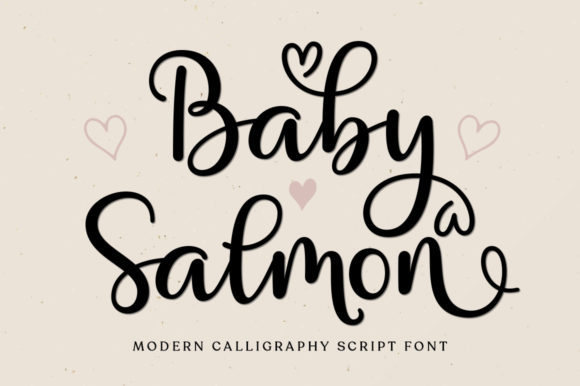 Baby Salmon Script: A Delicate Touch for Design Projects