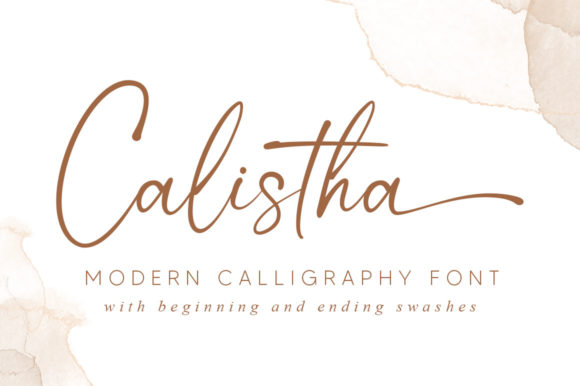 Calistha: A Versatile Script Font for Stunning Designs