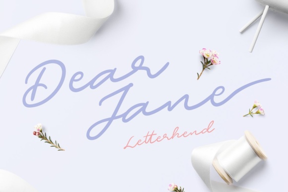 Dear Jane Script: A Romantic Handwritten Typeface