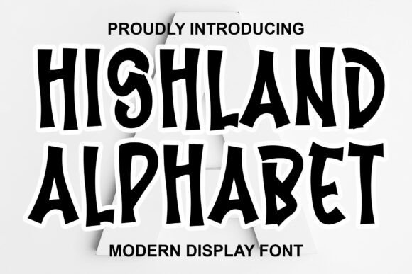 Highland Alphabet: A Stylish Handwritten Font for Modern Design