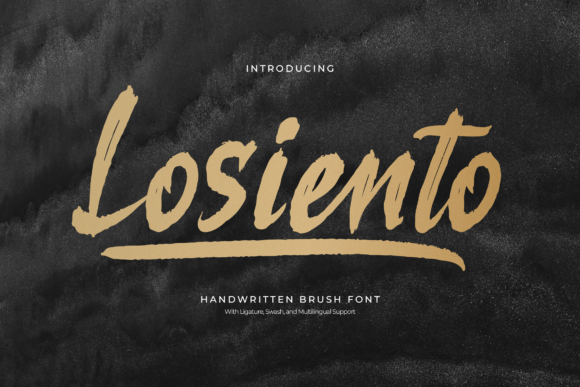 Losiento: A Stylish Brush Font for Creative Expression