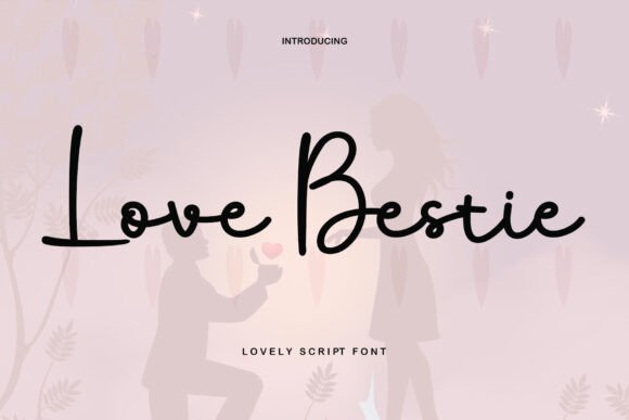 Love Bestie: The Handwritten Font That Adds Elegance to Your Designs