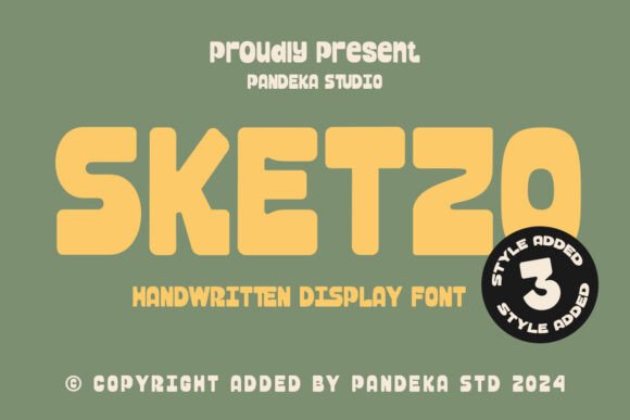 Sketzo: A Playful Handwritten Font for Creative Projects