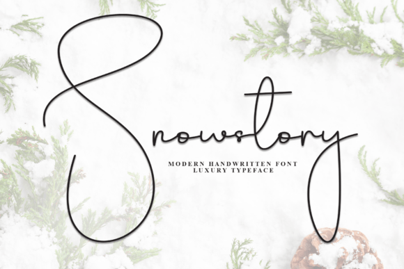 Snowstory Font: A Sweet Addition to Your Design Toolkit