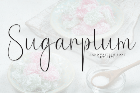 Sugarplum: A Handwritten Display Font with Whimsical Charm