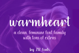 Warmheart: A Versatile Handwritten Font for Creative Expression